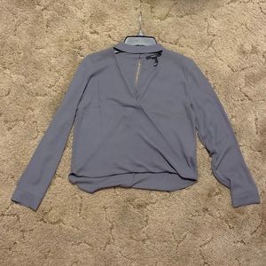 Forever 21 faux wrap blouse